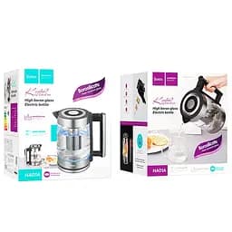 Електрочайник Hoco HA01A Kitchen high (1.8L) Stainless Steel - мініатюра 5