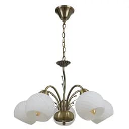 Люстра подвесная Brille для гостиной E14 60W AB (LK-655S/5)