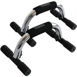 Упори для віджимань York Fitness (пара), хром