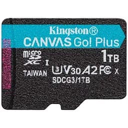 Карта памяти Kingston microSDXC Canvas Go! Plus 1TB Class 10 UHS-1 U3 А2 V30 (SDCG3/1TBSP) [112837]