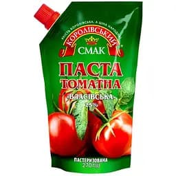 Томатная паста Королівський смак Власовская 25% 270 г