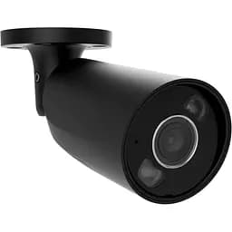 Проводная IP-камера Ajax BulletCam HL black, 8 Мп, 4 мм, гибридная подсветка IR 35 м, белый LED 50 м, PoE, True WDR, IP 65, аудио, угол обзора 75°–85°, уличная, черная