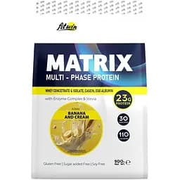 Протеїн FitWin Matrix Multi-Phase Protein Банан із вершками 900 г