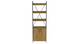 Етажерка 4/60 Ferrum-decor Серії Конект з тумбою 179x60x28 Сірий ДСП Артізан (FRD-102482) - мініатюра 2