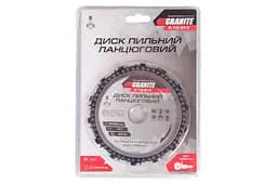 Диск пильний ланцюговий по дереву Granite 125 x 22.2 мм x 14 T - мініатюра 2