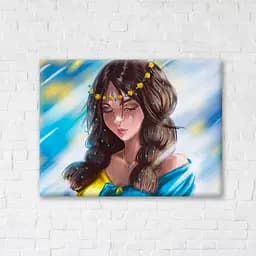 Картина постер на холсте BrushMe Желание мира