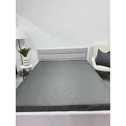 Простыня на резинке Ecotton Nid Grey Полисатин 200х180 см (24587)