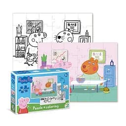 Пазл 2в1 "Peppa Pig" 200116 Dodo 30 элементов, в коробке (4823115905369)