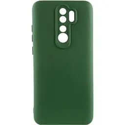 Чохол TPU Getman Liquid Silk Full Camera для Xiaomi Redmi 9 Зелений / Dark green