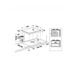 Варильна поверхня газова Whirlpool TKRL 661 IX - мініатюра 3