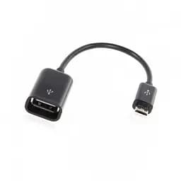 Кабель OTG Micro USB Koni Strong KS-06 длина 16 см черный