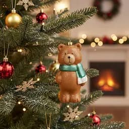 Прикраса ялинкова Bright Prospects Ведмедик з шарфом (833875)