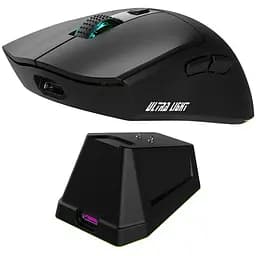 Бездротова миша Jedel WD139 ігрова із зарядною станцією чорний