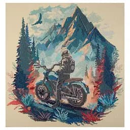 Набор для вышивания крестиком "Путешествие вдаль" AH-213 35х37 см