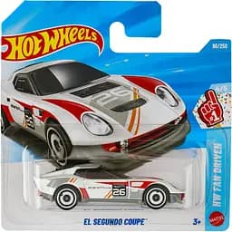 Базовая машинка Hot Wheels HW Fan Driven El Segundo Coupe белая (5785) JJJ57-N521
