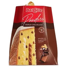 Уцінка. Кекс Dal Colle Pandoro Triplo Choccolate три шоколада 750 г