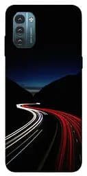 Чохол Demsky Червоно-біла дорога для Nokia G21