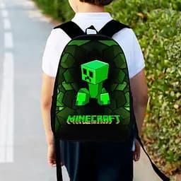 Рюкзак дитячий майнкрафт "Minecraft" 34х27см, міський ранець для хлопчика з принтом (00307)
