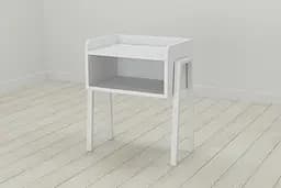 Тумба модульна Ferrum-decor Джузі 540x450x320 метал Білий ДСП Білий 16 мм (FRD-102975)