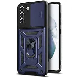 Чохол Ummi Camshield Serge Ring для Samsung Galaxy S21 FE Синій / Navy