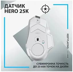 Миша Logitech G502 X LIGHTSPEED White (910-006189) - мініатюра 4