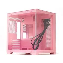 Корпус GTL Gaming "Infinity", розовый, без БП, Mid Tower, Micro ATX/Mini ITX, 1xUSB 3.0/2xUSB 2.0, макс. CPU - 160 мм/VGA -