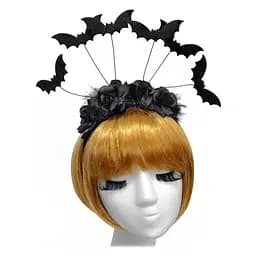 Обруч Летучие мышки с розами