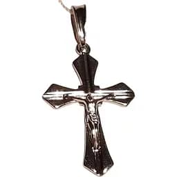 Золотий хрестик Столична Ювелірна Фабрика. Розп'яття Христа. 501357б