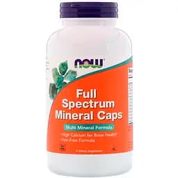 Вітаміни та мінерали NOW Full Spectrum Mineral, 240 капсул