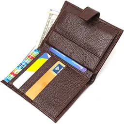 Чоловічий шкіряний гаманець Canpellini 10х13х1.5 см acs0025719 - мініатюра 4