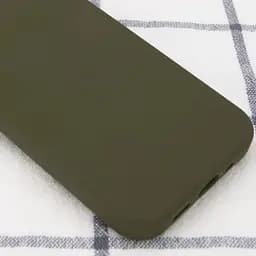 Чохол Silk Full Protective (AA) NO LOGO для Apple iPhone SE (2020) / 7 / 8 (4.7") Зелений / Dark Olive - мініатюра 3