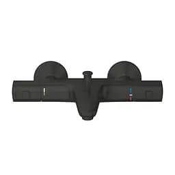Набір змішувачів 3 в 1 для ванної кімнати Grohe QuickFix Start Black UA303304TM, Чорний матовий - мініатюра 6
