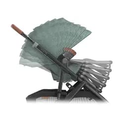 Універсальна коляска 2 в 1 Uppababy Vista V3 Gwen Green Melange (0303-VIS-EUGWN) - мініатюра 4