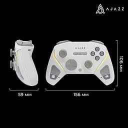 Бездротовий геймпад Ajazz GP100 RGB білий (GP100-W) - мініатюра 14