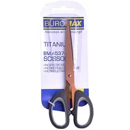 Ножицi офiснi Buromax Titanium 163 мм сірі (BM.4537-09)