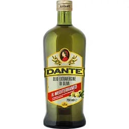 Оливковое масло Dante Extra Virgin Dante Il Mediterraneo первого холодного отжима 0.75 л
