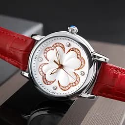 Класичний жіночий годинник Skmei 9159 Elegant (Червоний) - мініатюра 4