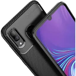 Чохол-накладка Toto TPU Carbon Fiber 1.5 mm Case Samsung Galaxy A40 Black - мініатюра 7