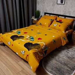 Комплект постельного белья Moon&Star Бязь Gold Люкс Butterfly Bloom King Size 220x240 наволочки 2х50х70