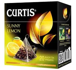 Чай черный Curtis Sunny Lemon 34 г (20 шт. х 1.7 г) (737768)