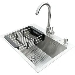 Комплект мийка + змішувач Romzha Arta Nova U-550 (A)