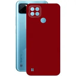 Захисна плівка StatusSKIN для Realme C21Y 2021 Корпус Вініл Металік червоний