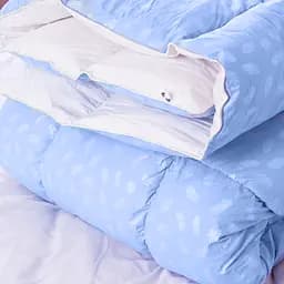 Ковдра пухова MirSon Karmen №1855 Bio-Blue, 90% пух, двоспальна, 205x172, блакитна (2200003014266) - мініатюра 10