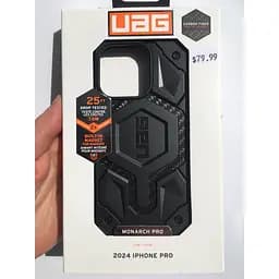 Протиударний чохол UAG Monarch Pro MagSafe (Original) для iPhone 16 Pro (6.3") Carbon Fiber 114456114242 - мініатюра 3