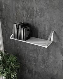 Полиця для книг і декору Moreli XT-21 Wt у стилі лофт 600x210x220 мм Білий (mo-xt21-white-white)