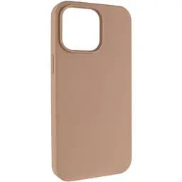 Чохол Epik Silicone Case (AA) NO LOGO with MagSafe для Apple iPhone 14 (6.1) Бежевий / Desert Gold