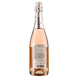 Вино ігристе Domaine des Deux Vallees Cremant de Loire Rose Brut, рожеве, брют, 12,5%, 0,75 л (33683) - мініатюра 2