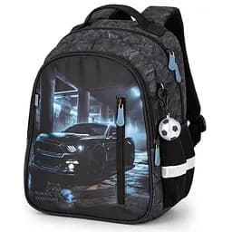 Ортопедичний рюкзак для хлопчика School Standard 375 гр 17 літрів Чорний з синім