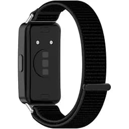 Ремінець DK CDK для Huawei Band 10 Nylon Sport Loop (018021) (black) - мініатюра 2