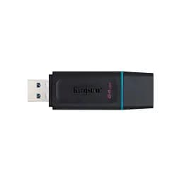 USB флеш накопичувач Kingston 2x64GB DT Exodia Black+Blue USB 3.2 (DTX/64GB-2P) - мініатюра 2
